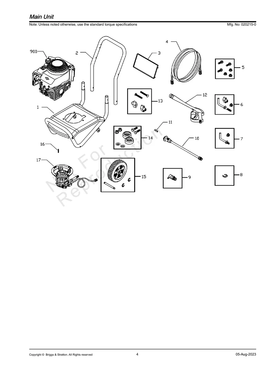 BRIGGS AND STRATTON, 020215-0, IPL.4
